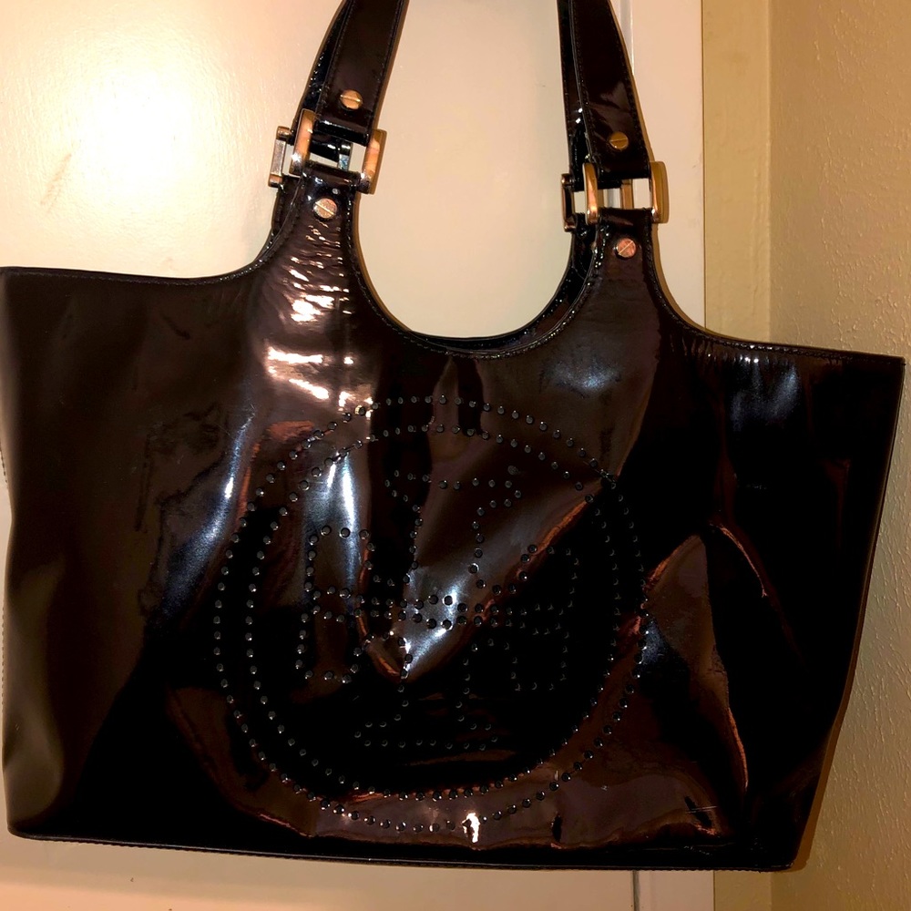 Tory Burch patent leather handbag